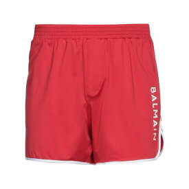 【送料無料】 バルマン メンズ カジュアルパンツ ボトムス Shorts & Bermuda Shorts Red