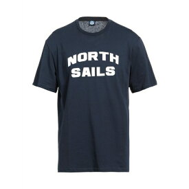 【送料無料】 ノースセール メンズ Tシャツ トップス T-shirts Navy blue
