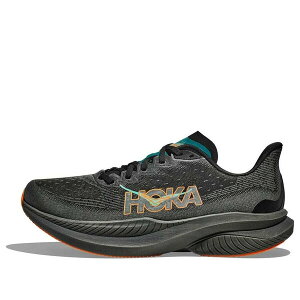 HOKA ONE ONE �z�J�I�l�I�l �����Y �X�j�[�J�[ �yHOKA ONE ONE Mach 6 'Black Electric Tangerine' 1147790-BKLC�z �T�C�Y US_7.5(25.5cm)