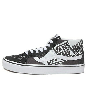 Vans �o���Y �����Y �X�j�[�J�[ �yVans SK8-Mid Reissue LOGO 'Black White' VN0A391FTY6�z �T�C�Y US_M_4