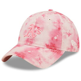 ニューエラ レディース 帽子 アクセサリー Oakland Athletics New Era Women's 2022 Mother's Day 9TWENTY Adjustable Hat Pink