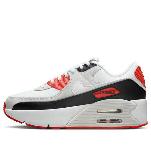 Nike �i�C�L ���f�B�[�X �X�j�[�J�[ White/Black/Picante Red �y(WMNS) Nike Air Max 90 LV8 'White Black Picante Red' FD4328-114�z �T�C�Y US_8.5(25.5cm)