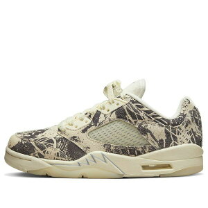 Air Jordan �W���[�_�� ���f�B�[�X �X�j�[�J�[ CREAM/GRAY �y(WMNS) Air Jordan 5 Retro Low 'Expression' DA8016-100�z �T�C�Y US_8.5(25.5cm)