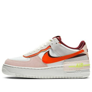Nike �i�C�L ���f�B�[�X �X�j�[�J�[ White/Orange/Pink �y(WMNS) Nike Air Force 1 Shadow 'Team Red Orange Pearl' CU8591-600�z �T�C�Y US_W_11.5