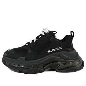 Balenciaga oVAK fB[X Xj[J[ Black/White y(WMNS) Balenciaga Triple S Sneaker 'Clear Sole - Black' 544351W2FB11000z TCY US_7(24.0cm)