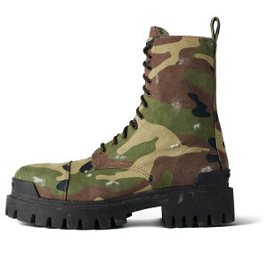 Balenciaga oVAK Y Xj[J[ yBalenciaga Strike 20mm Boots Camo Print 'Dark Green' 786135W2EU21028z TCY US_9(27.0cm)