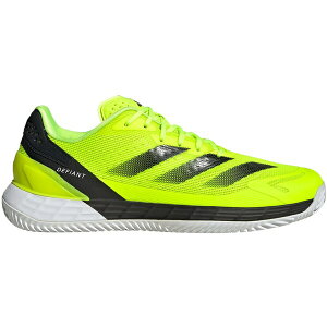 adidas �A�f�B�_�X �����Y �X�j�[�J�[ Lucid Lemon/Core Black/Cloud White �yadidas Defiant Speed 2 Clay Lucid Lemon Core Black Cloud White�z �T�C�Y US_8.5(26.5cm)