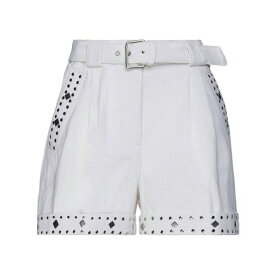 【送料無料】 ツインセット レディース デニムパンツ ボトムス Denim shorts White