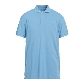 【送料無料】 ビッケンバーグス メンズ ポロシャツ トップス Polo shirts Sky blue