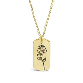 スターリングフォーエバー レディース ネックレス・チョーカー・ペンダントトップ アクセサリー Women's Birth Flower Necklace June/Rose/Gold