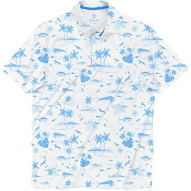 スケールズ メンズ シャツ トップス Scales Men's Never A Tourist Golf Polo White