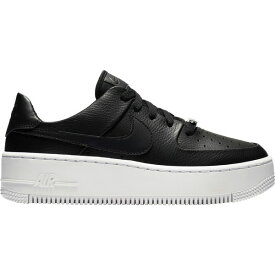 ナイキ レディース スニーカー シューズ Nike Women's Air Force 1 Sage Shoes Black/White
