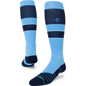 スタンス レディース 靴下 アンダーウェア Stance Adult Stripe On-Field Baseball Socks Light Blue
