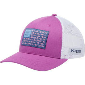 コロンビア レディース 帽子 アクセサリー Columbia Women's PFG Fish Flag Snapback Hat Bright Lavender/Wht/Fsh F