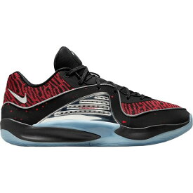 ナイキ メンズ スニーカー シューズ Nike KD16 Basketball Shoes Black/Silver/Crimson