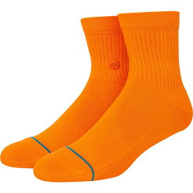 スタンス メンズ 靴下 アンダーウェア Stance Men's Icon Quarter Socks Orange