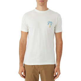 オニール メンズ Tシャツ トップス O'Neill Men's Rocker Graphic T-Shirt Off White