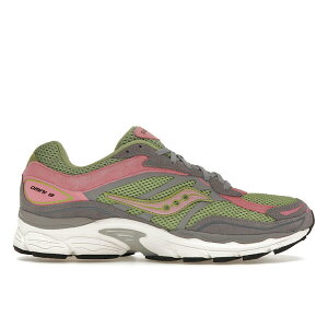 Saucony �T�b�J�j�[ �����Y �X�j�[�J�[ �ySaucony ProGrid Omni 9 Premium Grey Green Pink�z �T�C�Y US_7(25.0cm) Grey/Green
