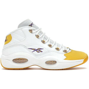 Reebok ���[�{�b�N �����Y �X�j�[�J�[ �yReebok Question Mid Yellow Toe (Shoe Palace Special Box)�z �T�C�Y US_8(26.0cm) White/Yellow/Ultraviolet