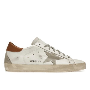 Golden Goose S[fO[X Y Xj[J[ yGolden Goose Super-Star White Vacchetta Tan Grey Suede Patchz TCY US_9(27.0cm) White/Vacchetta/Grey