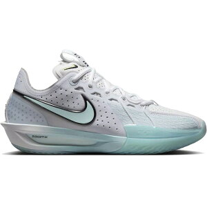 Nike ナイキ メンズ スニーカー 【Nike Air Zoom GT Cut 3 Shattered】 サイズ US_9.5(27.5cm) White/Glacier Blue/Metallic Silver/Light Lemon Twist/Black