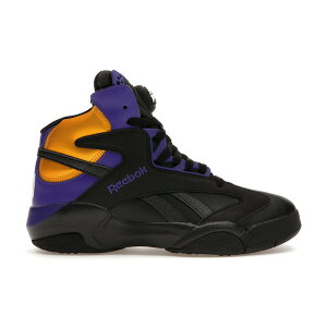 Reebok [{bN Y Xj[J[ yReebok Shaq Attaq Los Angeles Lakersz TCY US_12(30.0cm) Core Black/Bold Purple/Collegiate Gold