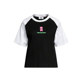 【送料無料】 ジーシーディーエス レディース Tシャツ トップス T-shirts Black