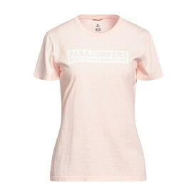 【送料無料】 パラジャンパーズ レディース Tシャツ トップス T-shirts Light pink