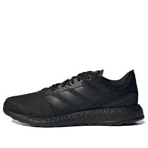 adidas �A�f�B�_�X �����Y �X�j�[�J�[ �yadidas PureBoost Q2 Low Tops Breathable 'Black' GX4707�z �T�C�Y US_6(24.0cm)
