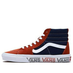 Vans �o���Y �����Y �X�j�[�J�[ �yVans Sk8-hi Orange Blue Splicing 'Black Brown' VN0A4BV6X0O�z �T�C�Y US_M_4