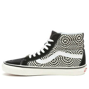 Vans �o���Y �����Y �X�j�[�J�[ �yVans SK8-HI 38 DX 'Warp Check - Black White' VN0A38GFVMY�z �T�C�Y US_7.5(25.5cm)