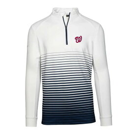 レベルウェア メンズ ジャケット＆ブルゾン アウター Washington Nationals Levelwear Beam Insignia 2.0 QuarterZip Pullover Top Navy/White