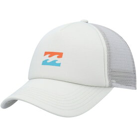 ビラボン メンズ 帽子 アクセサリー Billabong Podium Trucker Snapback Hat White