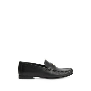 �g�~�[ �q���t�B�K�[ ���f�B�[�X �X���b�|���E���[�t�@�[ �V���[�Y Th monogram logo-plaque leather penny loafers Black