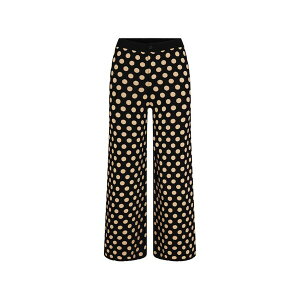 �T�C�����~���[ ���f�B�[�X �J�W���A���p���c �{�g���X Jabber polka-dot trousers Black