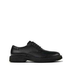 �J���y�[�� �����Y �h���X�V���[�Y �V���[�Y Norman leather low-top derby shoes Black