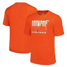 エムエスエックスバイミカエルストラハン メンズ Tシャツ トップス Denver Broncos MSX by Michael Strahan Teamwork?TShirt Orange