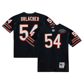 ミッチェル&ネス メンズ ユニフォーム トップス Brian Urlacher Chicago Bears 2003 Mitchell & Ness Authentic Throwback Retired Player Jersey Navy