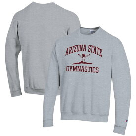 チャンピオン メンズ パーカー・スウェットシャツ アウター Arizona State Sun Devils Champion Gymnastics Icon Powerblend Pullover Sweatshirt Gray