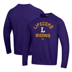 アンダーアーマー メンズ パーカー・スウェットシャツ アウター Lipscomb Bisons Under Armour All Day Fleece Pullover Sweatshirt Purple