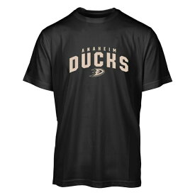 レベルウェア メンズ Tシャツ トップス Anaheim Ducks Levelwear Anthem Performance TShirt Black