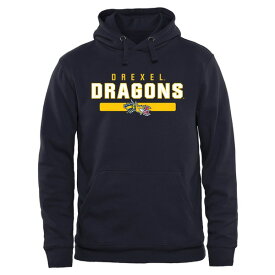 ファナティクス メンズ パーカー・スウェットシャツ アウター Drexel Dragons Team Strong Pullover Hoodie Navy