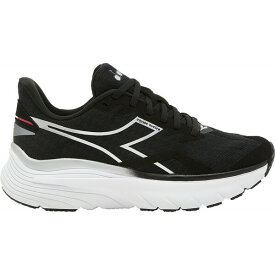x レディース ランニング スポーツ Diadora Women's Equipe Nucleo Running Shoes Black/Silver/White