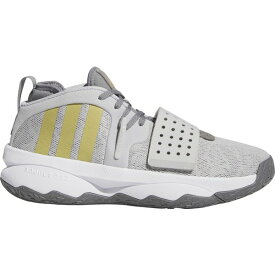 アディダス メンズ バスケットボール スポーツ adidas Dame 8 Extply Basketball Shoes Grey/Gold