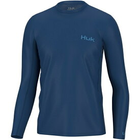 フック メンズ シャツ トップス HUK Men's Icon X Long Sleeve Shirt Set Sail