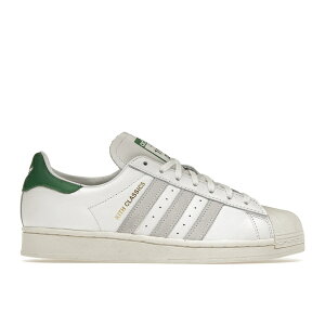 adidas �A�f�B�_�X �����Y �X�j�[�J�[ �yadidas Superstar Kith Classics Program White�z �T�C�Y US_10.5(28.5cm) White/Fairway/Gold