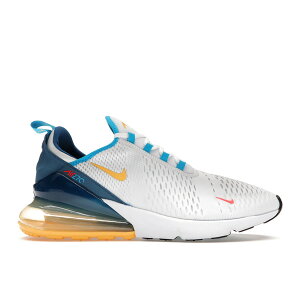 Nike �i�C�L �����Y �X�j�[�J�[ �yNike Air Max 270 White Industrial Blue Citron Pulse�z �T�C�Y US_8.5(26.5cm) White/Industrial Blue/Blue Lightning/Citron Pulse