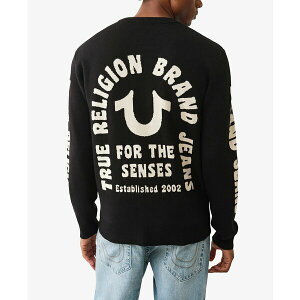 �g�D���[�����W���� �����Y �j�b�g&�Z�[�^�[ �A�E�^�[ Men's Relaxed Logo Sweater Jet Black