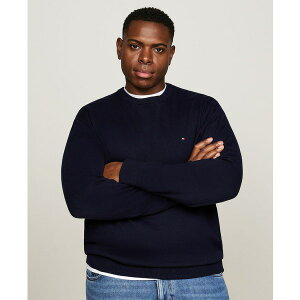 g~[ qtBK[ Y jbg&Z[^[ AE^[ Men's Big and Tall Pima Cotton Cashmere Crewneck Sweater Desert Sky