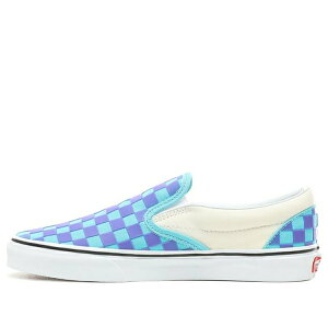 Vans �o���Y �����Y �X�j�[�J�[ �yVans Thermochrome Checker Classic Slip-On Blue VN0A38F7VKH�z �T�C�Y US_6(24.0cm)